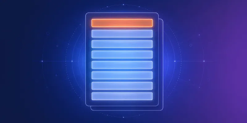 mission brief template featured Glowing digital checklist interface with highlighted top item